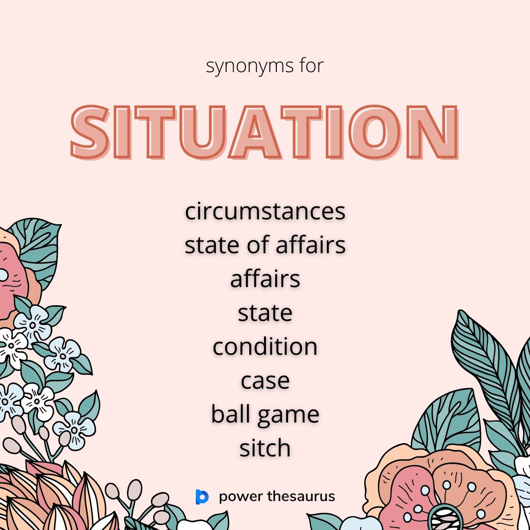 circumstances synonym