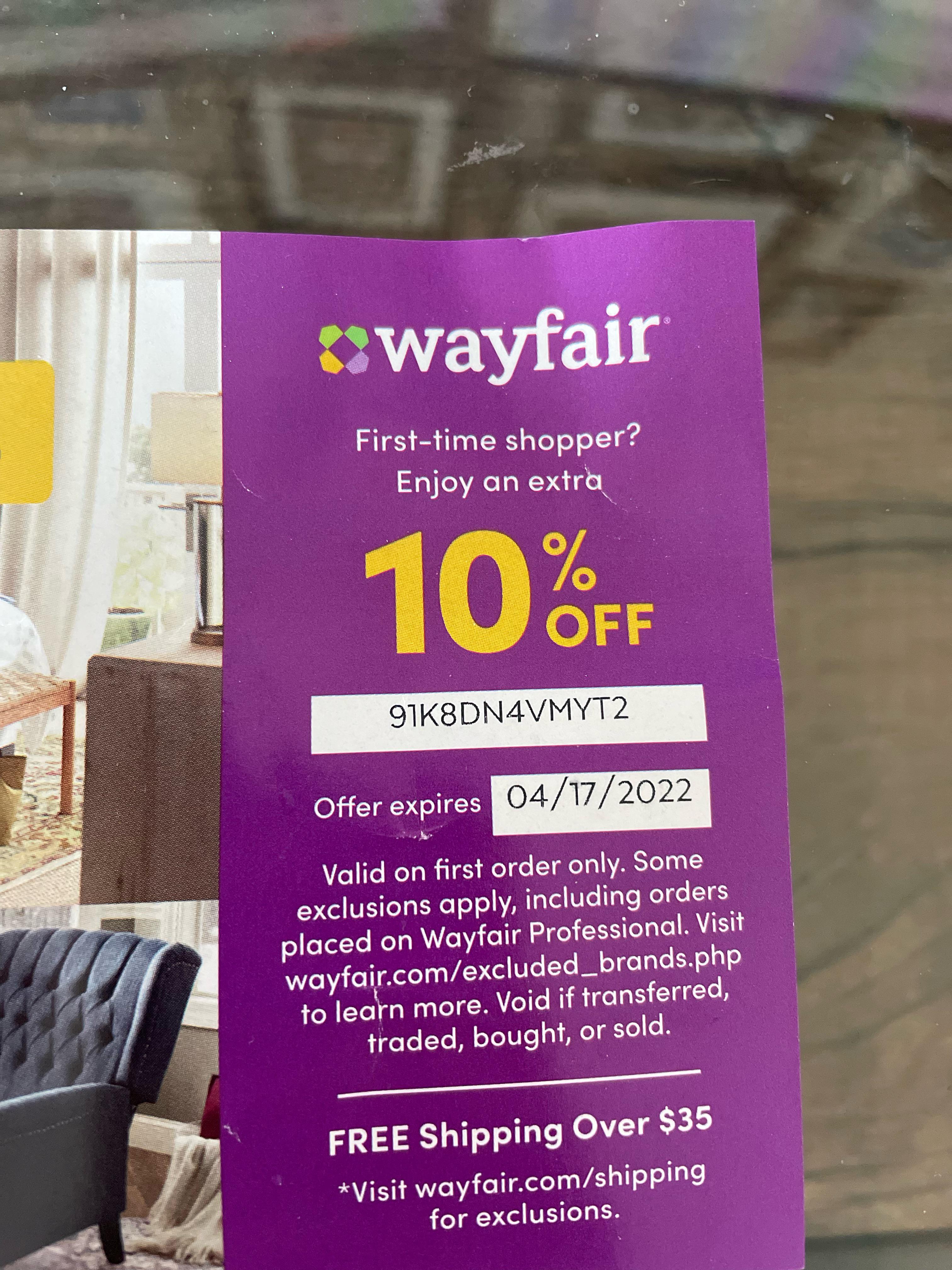 wayfair promo discount