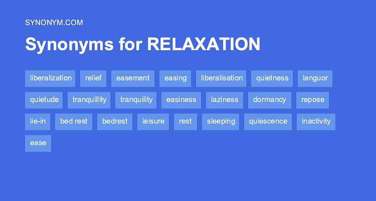 synonym relaxing