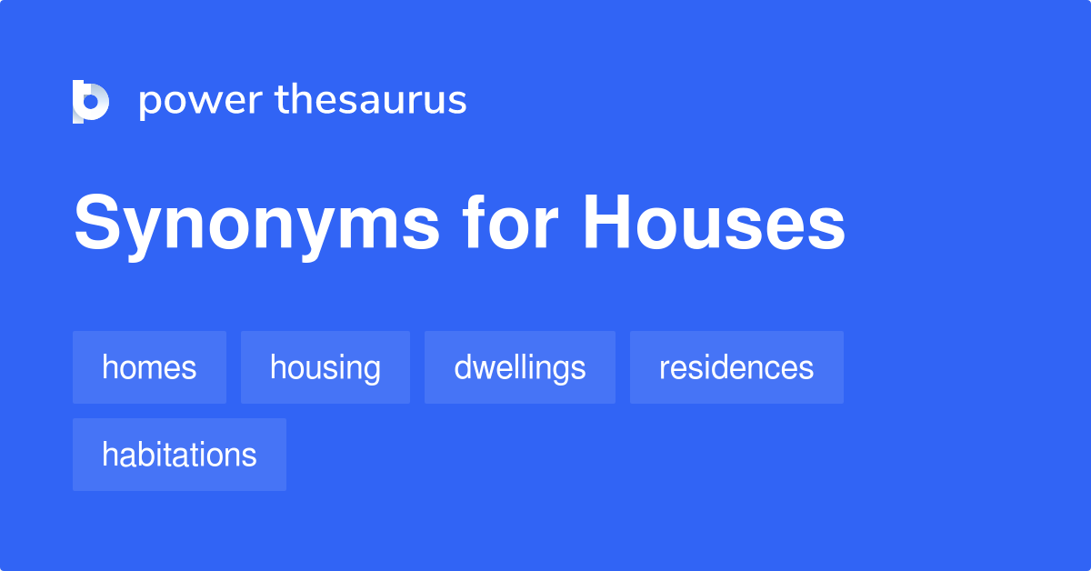 synonyms for house