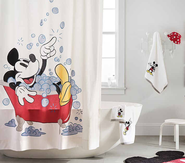 mickey mouse shower curtain