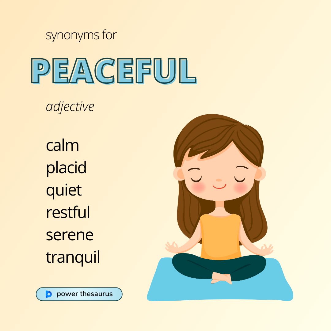 what is the synonym of peaceful