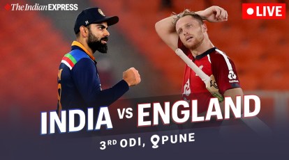 india vs england 3rd odi live score 2021