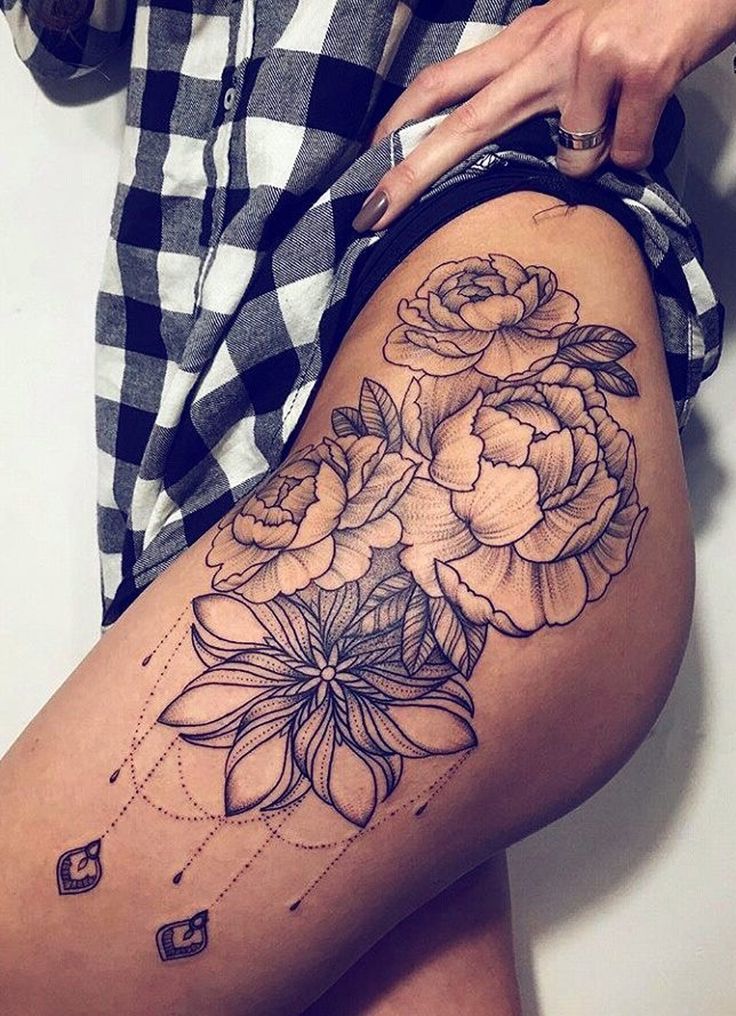 thigh tattoo ideas for females