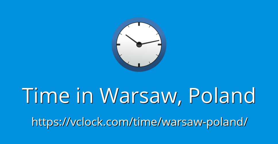 time in warsaw poland