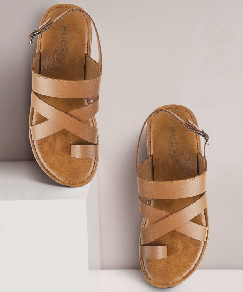 mochi men tan sandals