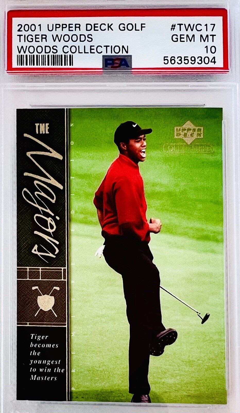 tiger woods rookie card
