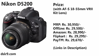 nikon d5200 price in india amazon