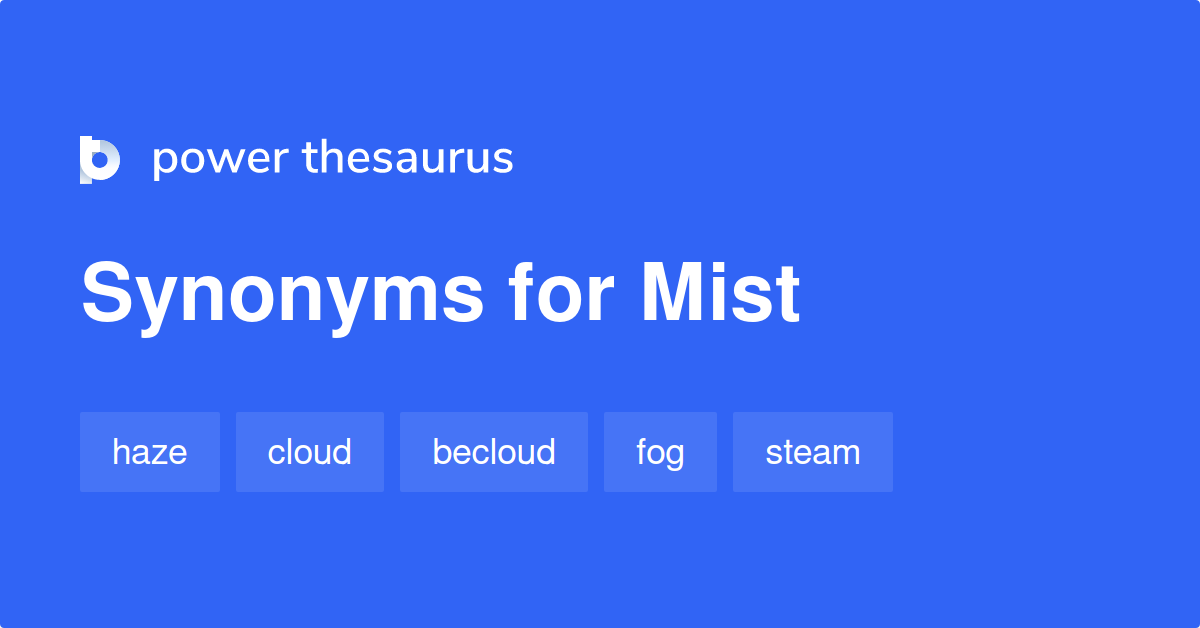 synonym for mist