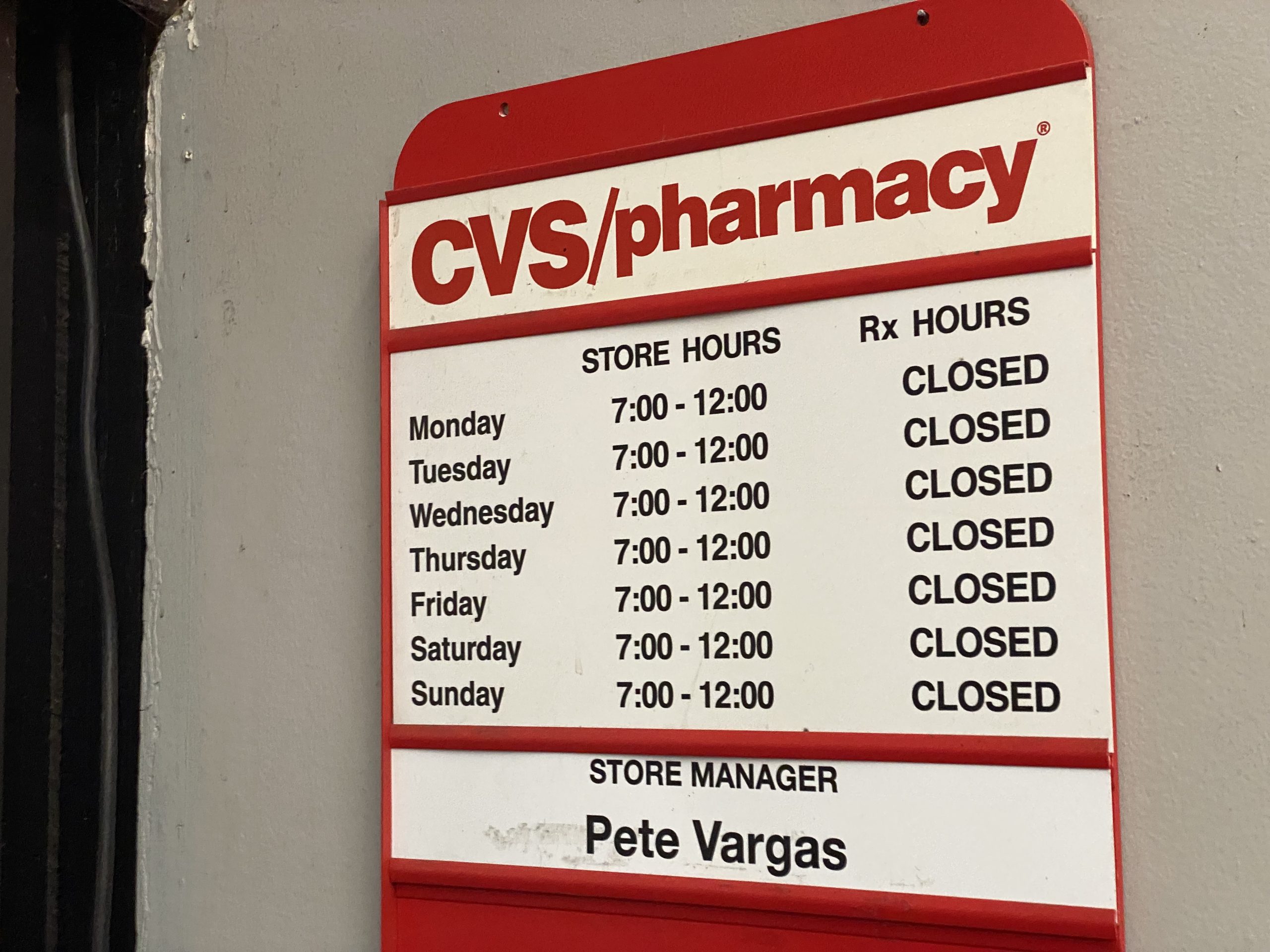 what time does cvs close
