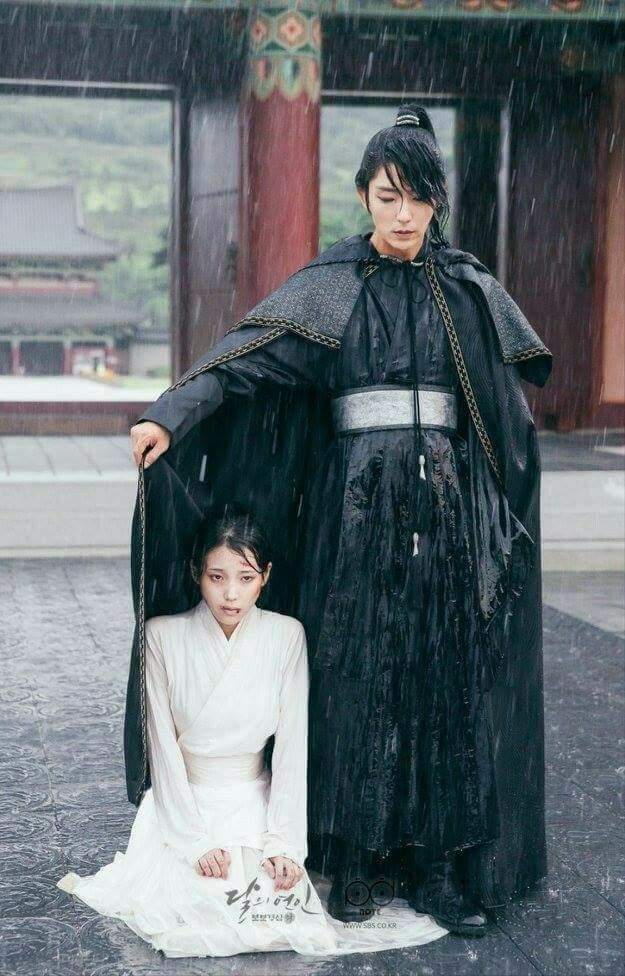 moon lovers rain scene