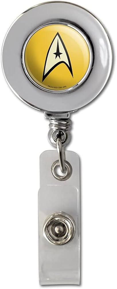 star trek badge reel