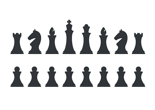 chess pieces clipart