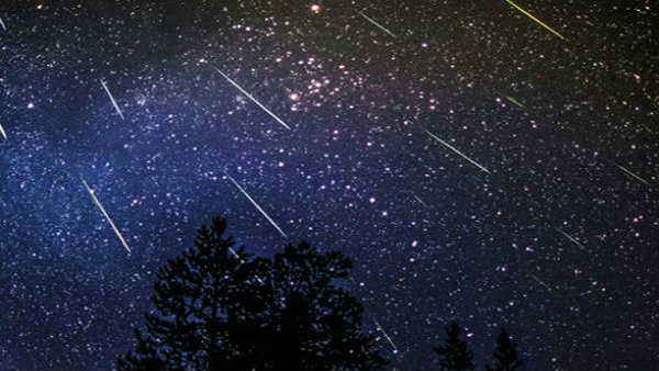 meteor shower today india live