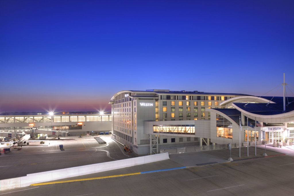 westin detroit airport park and fly