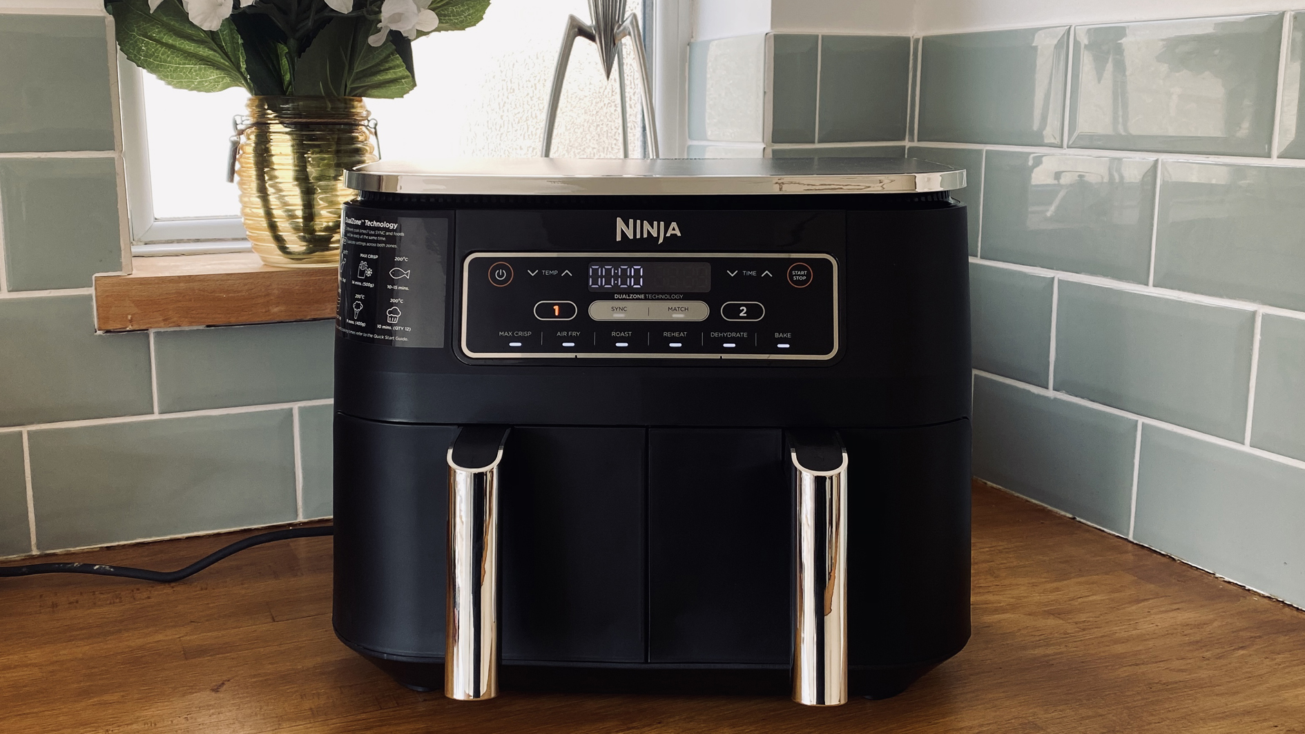 ninja dual zone air fryer black af300