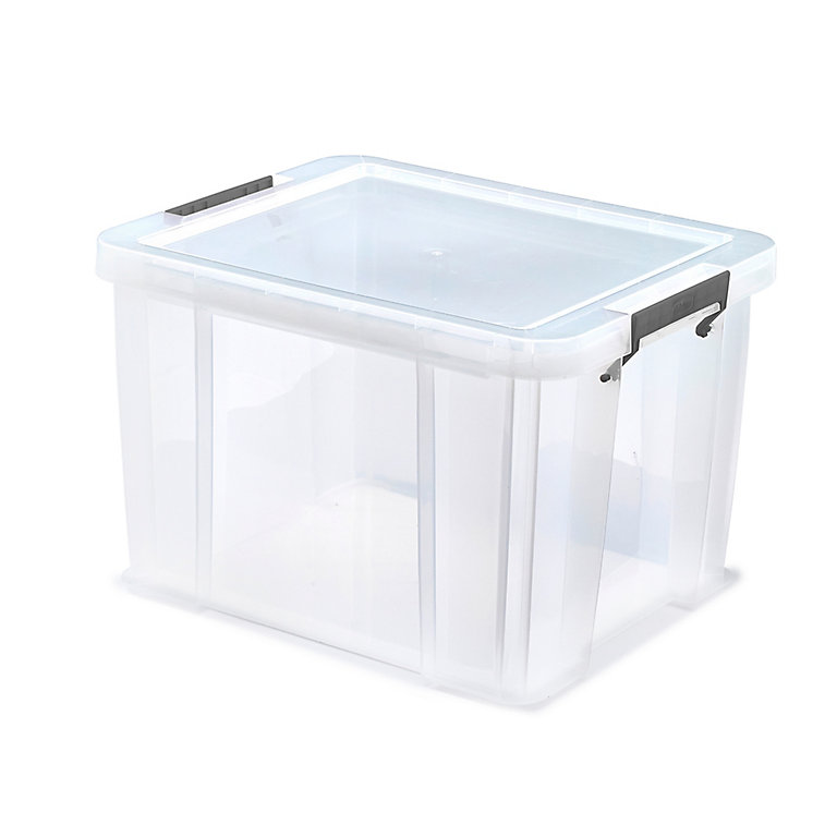 b&q storage boxes plastic