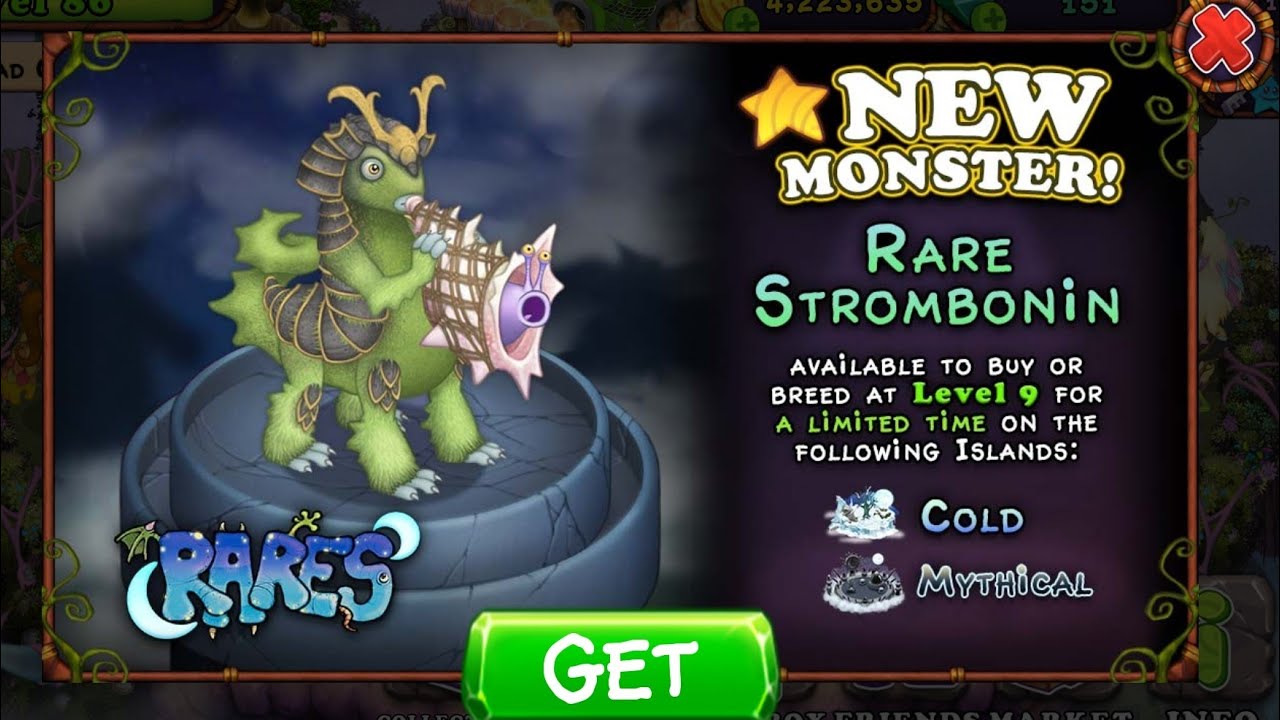 how to breed rare strombonin