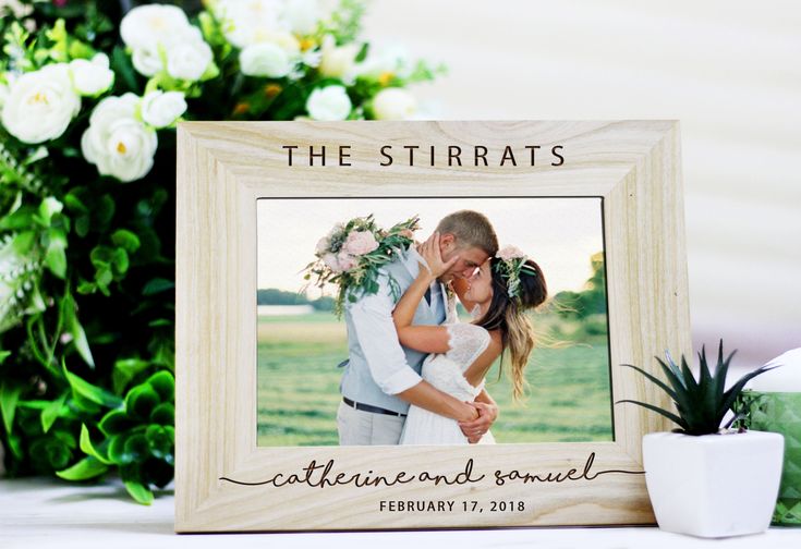 personalized wedding frames