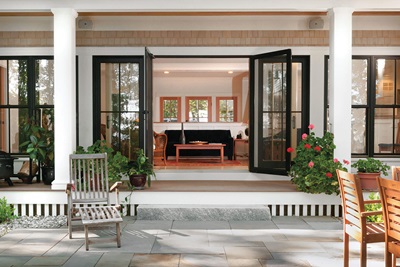 exterior french doors outswing