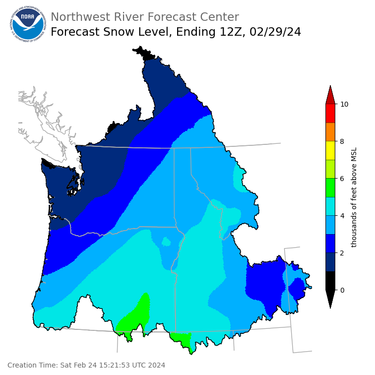 nw river forecast