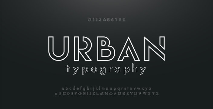 urban fonts