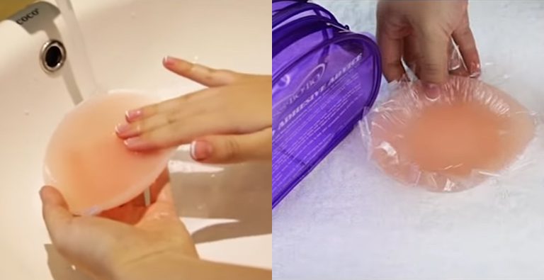 how to make sticky bra sticky again