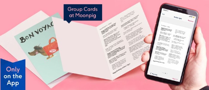 moonpig group cards