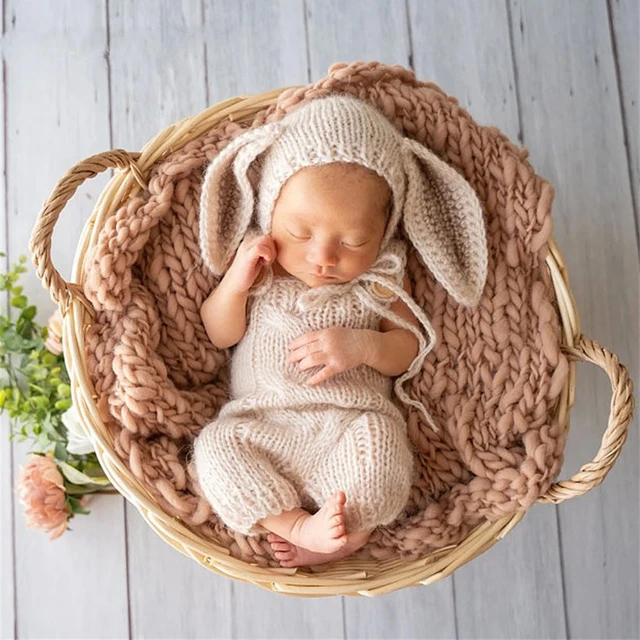 traje de conejo para bebe recien nacido