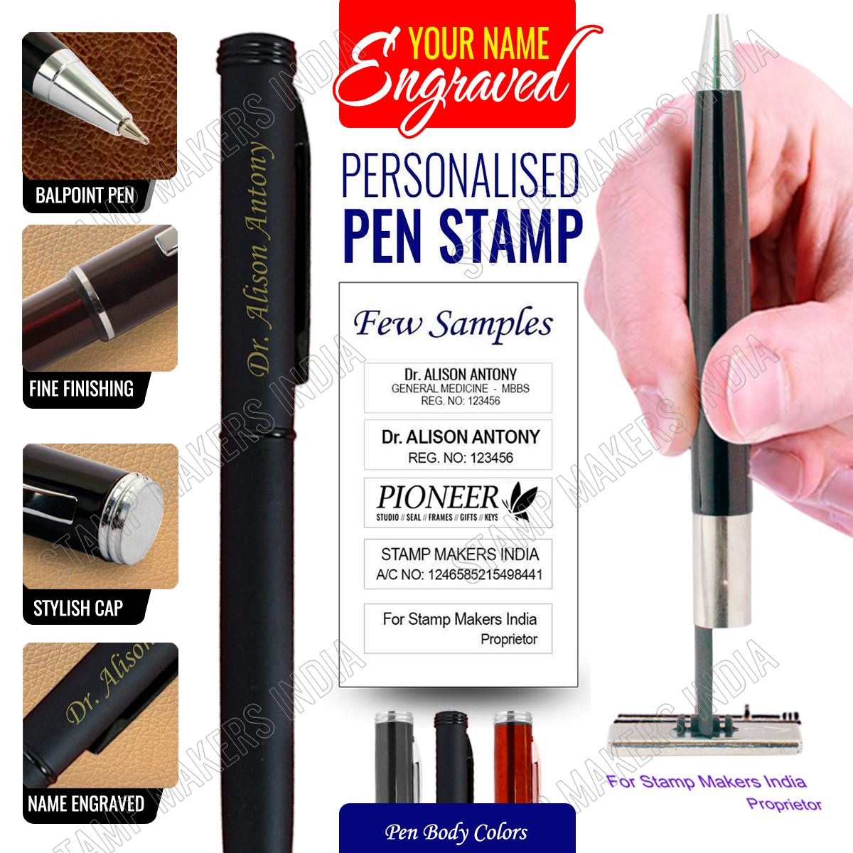 personalised pen with name near me