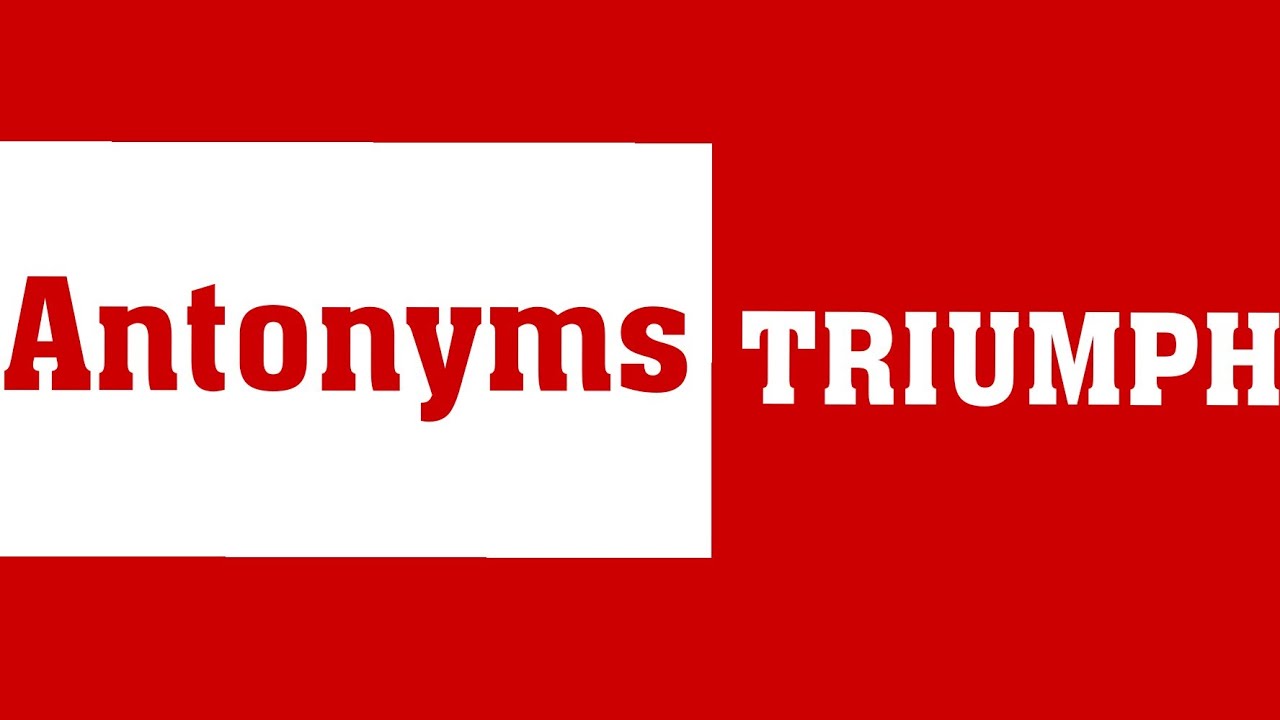 triumph antonym