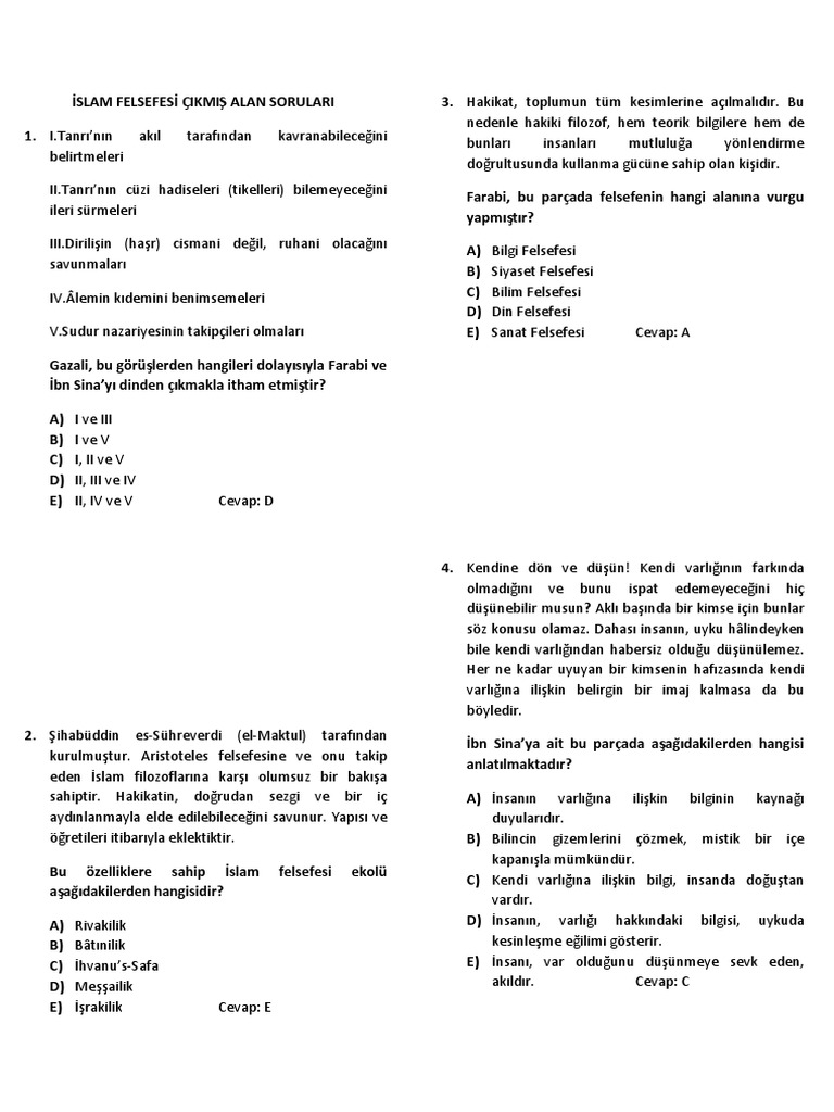 felsefe çıkmış sorular pdf indir