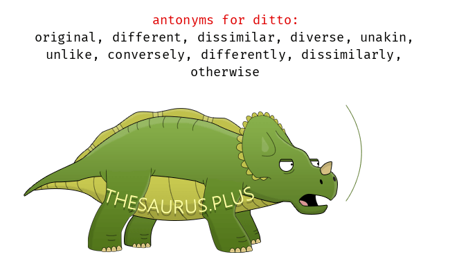 ditto thesaurus