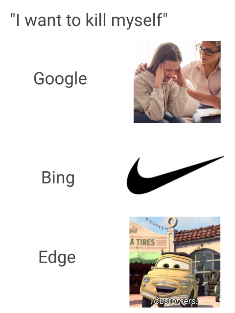 google bing meme