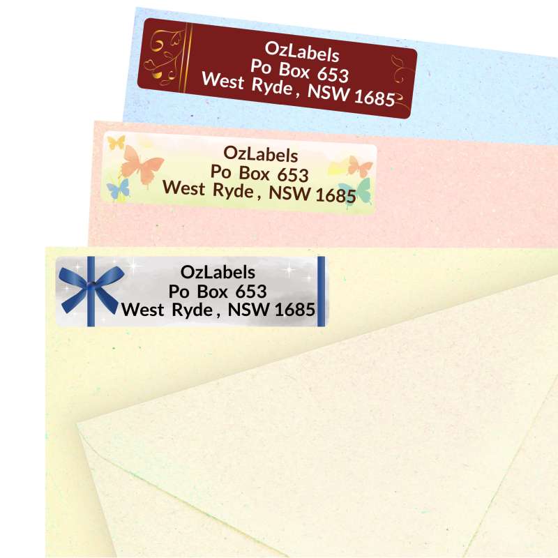 return address stickers on a roll australia