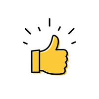 thumbs up vector