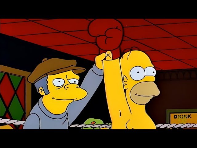 cancion de homero cuando boxea