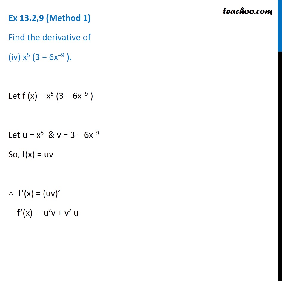 x 3 3 derivative