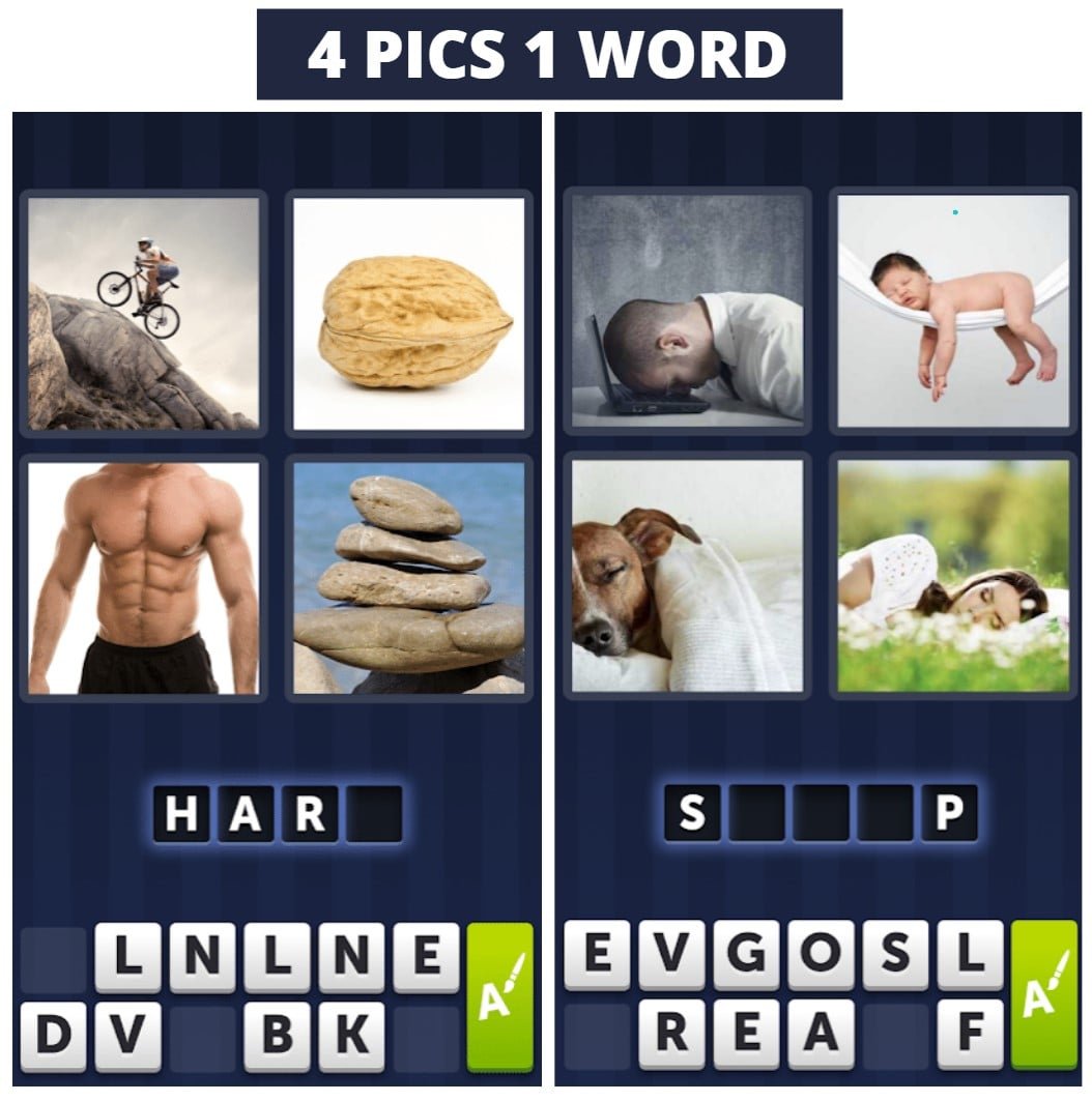 1 pics 1 word 4 letters