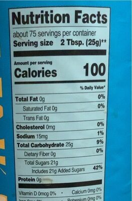 1 tbsp bear brand calories