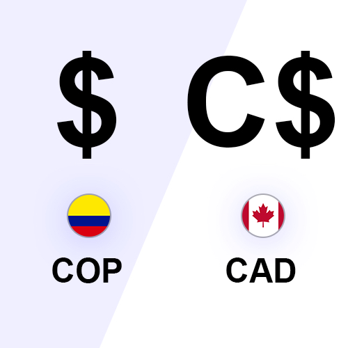 1000 colombian pesos to canadian dollars