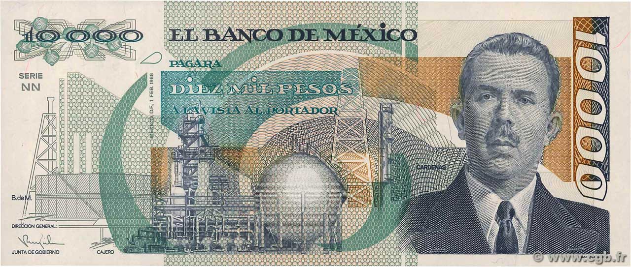 10000 pesos to euro