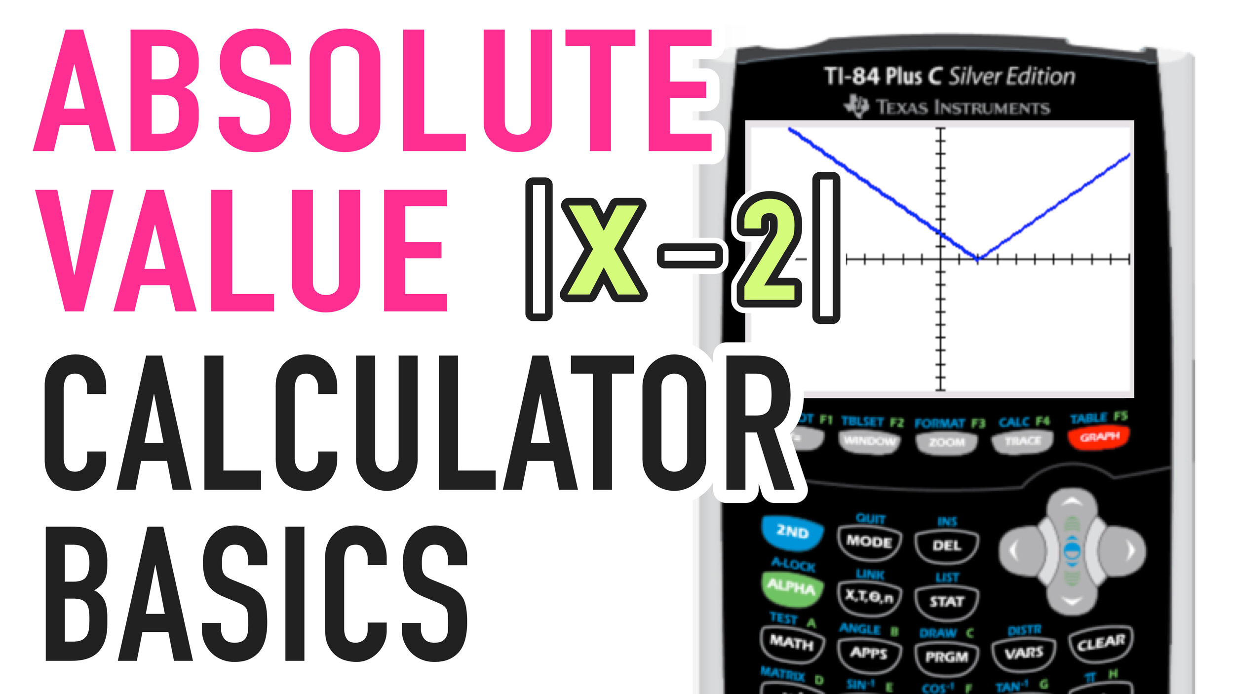 how to graph absolute value on ti 84