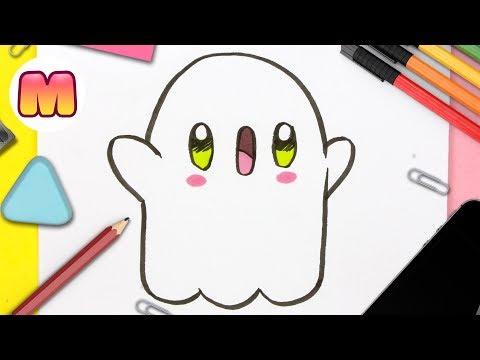 fantasmas dibujos kawaii