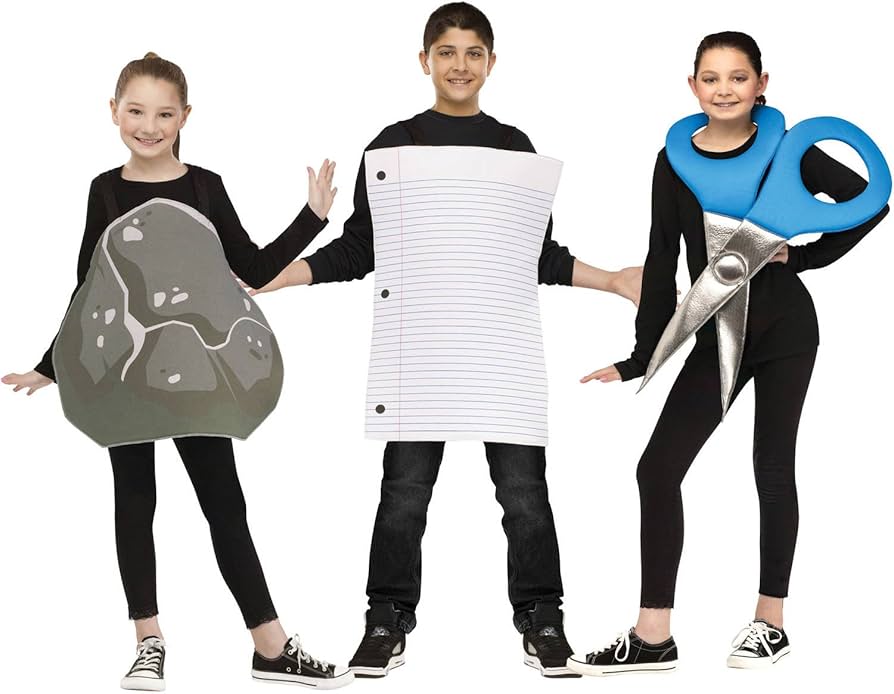 rock paper scissors costume