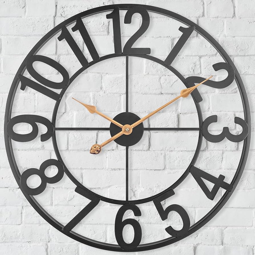 extra large outdoor clocks waterproof