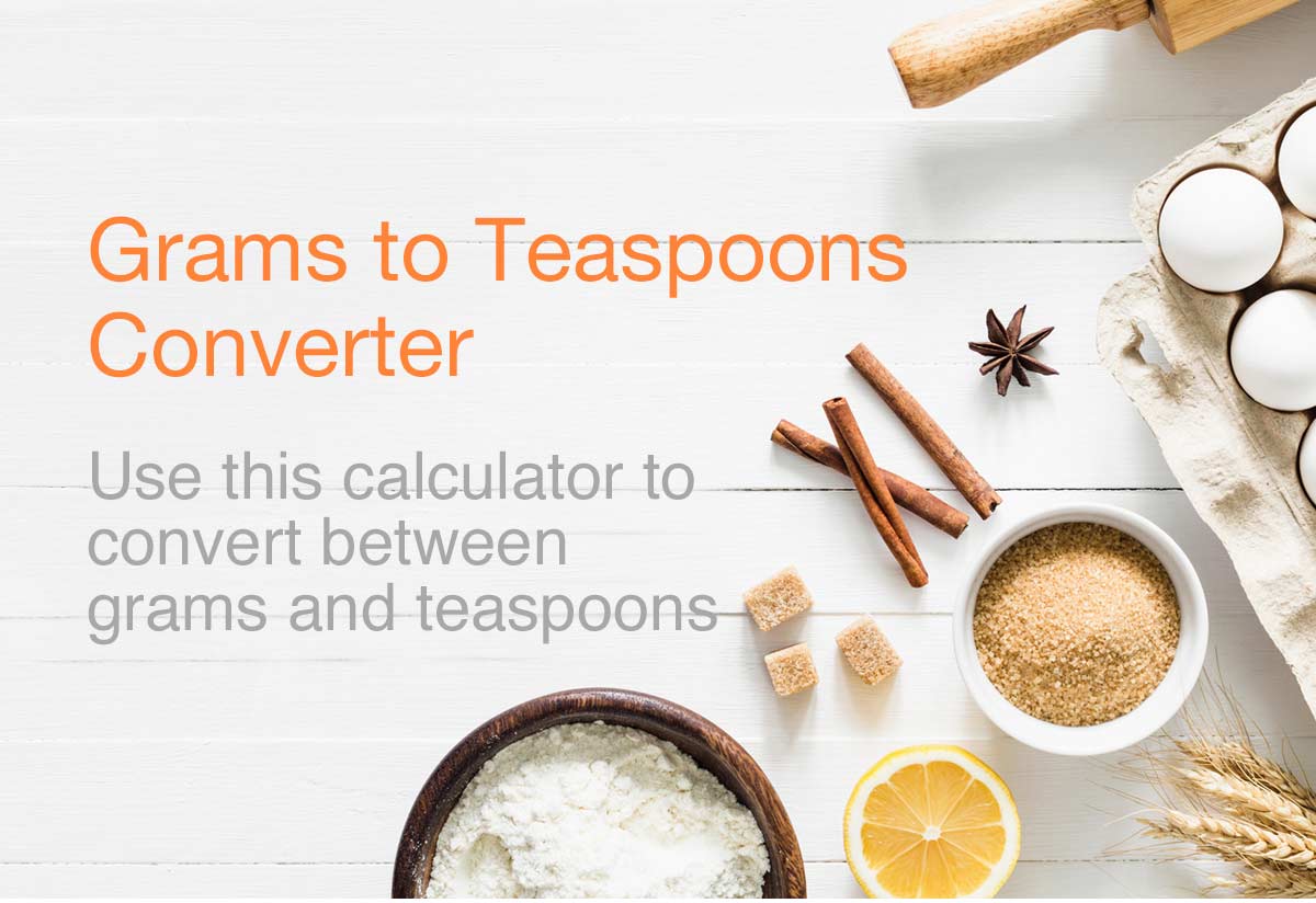 how many teaspoons are in 17 grams