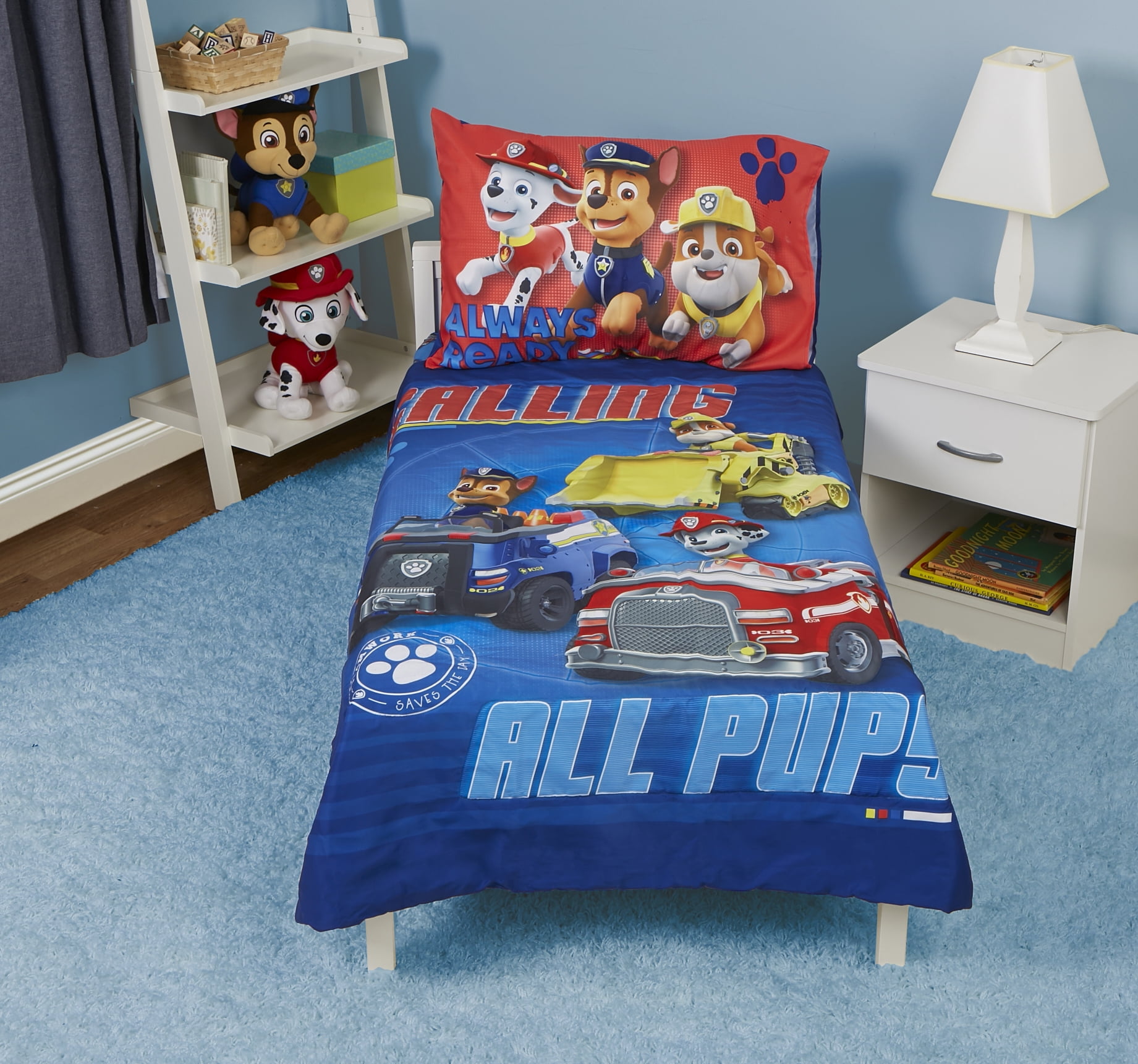 paw patrol toddler bedding