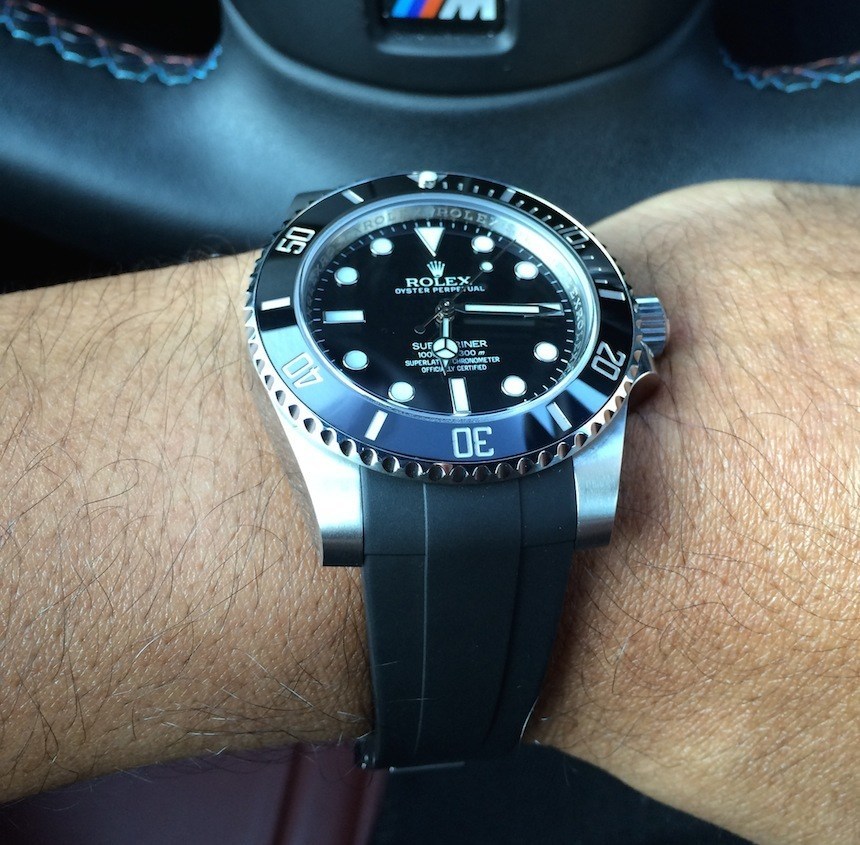 submariner rubber strap