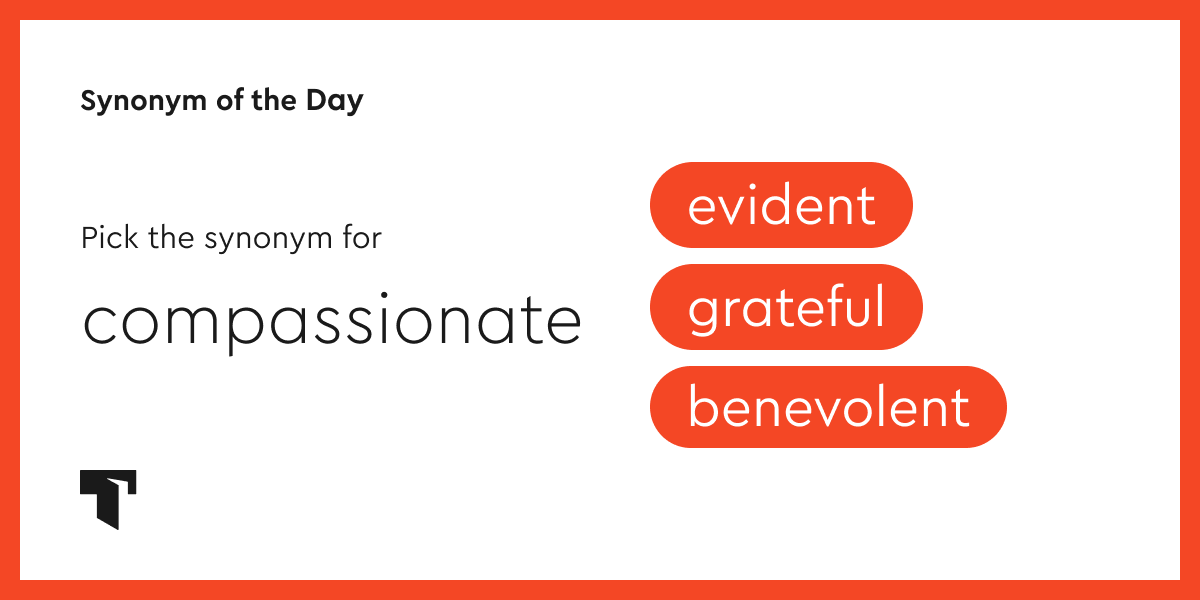 benevolence thesaurus